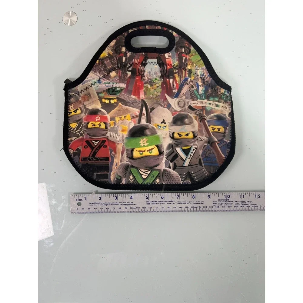 LEGO‎ Ninjago Lunch Bag Insulated Neoprene Kids Tote Zipper Case